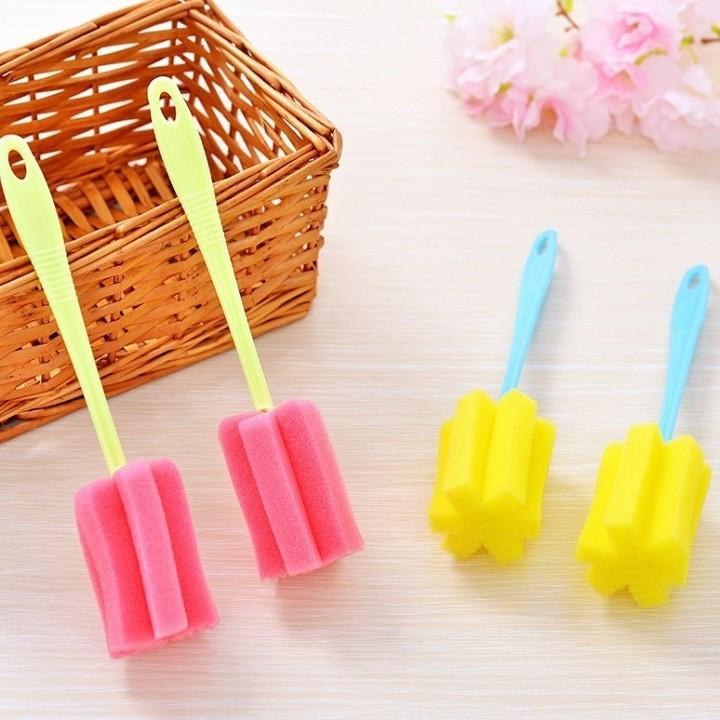 Que rửa cốc bọt biển - Que rửa cốc chén ly siêu sạch - Que bọt biển rửa cốc dễ dàng - H5vrg001
