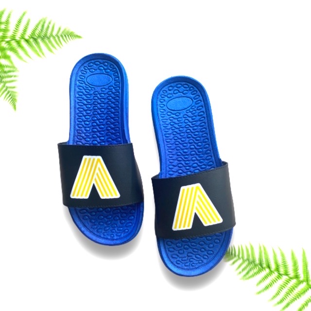 [HCM]DÉP XỐP QUAI NGANG ARIES MÀU XANH ĐẾ SIÊU NHẸ - AMSPX