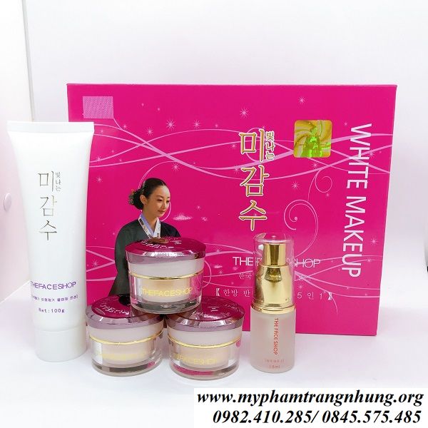 THE FACE SHOP 5IN1 – BỘ MỸ PHẨM TRỊ NÁM, TÀN NHANG DƯỠNG TRẮNG DA