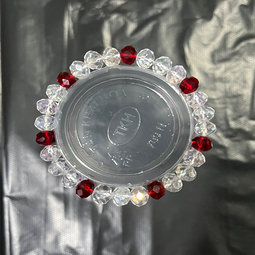 Vòng tay chuỗi đá pha lê 8li mix màu - 3.1