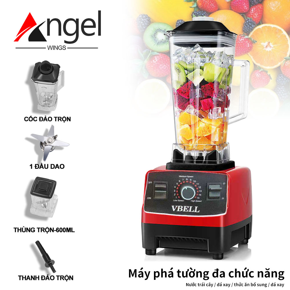 Máy xay công nghiệp 1350W Xay ĐÁ,Hoa quả,Rau củ, Sinh tố.