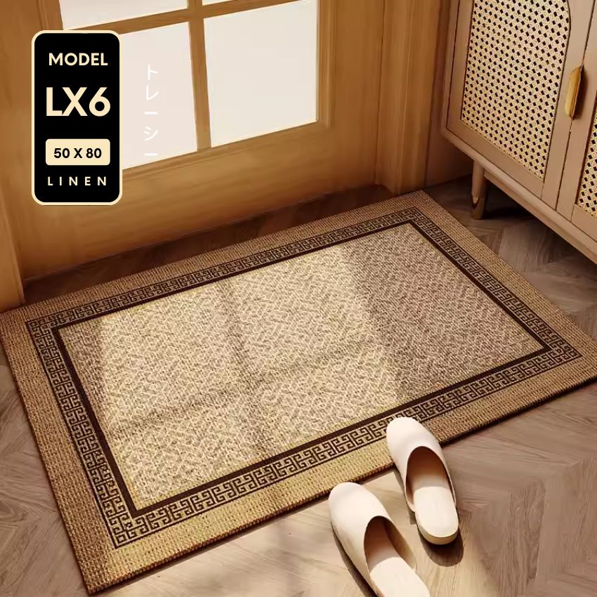 Thảm chùi chân để cửa phòng khách FEEKA lông nhung sang trọng, thảm cửa phòng khách có đế chống trượt