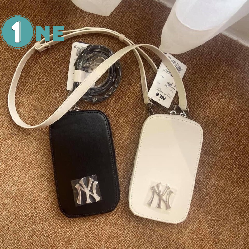 Túi đeo chéo mlb ny mini neck pouch new york yankees full tag mac