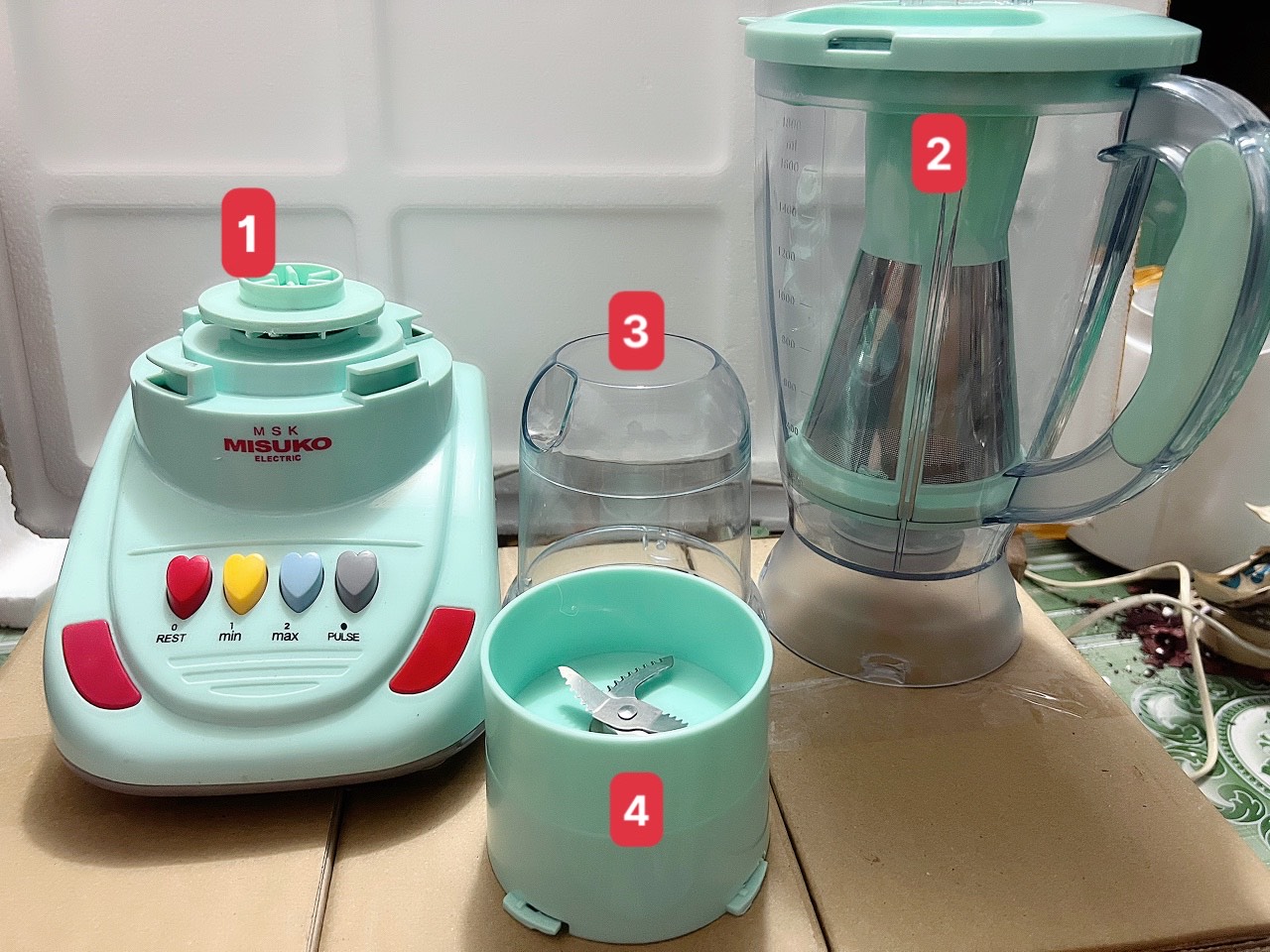 Phụ kiện máy xay sinh tố misuko