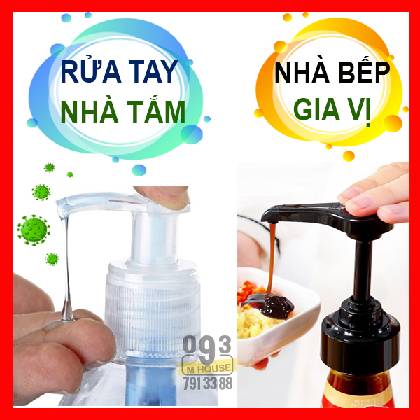 Nắp Đậy Ấn Xịt , Vòi Nhấn Bình Lọ,Vòi Ấn Xịt Siro Bartender Dụng Cụ Pha Chế Quầy Bar, Vòi Bơm Dụng Cụ Pha Chế Quầy Bar Bartender