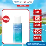 Kem chống nắng nâng tông Skin Aqua Tone up Blue cho da vàng có khuyết điểm đỏ, dạng sữa Sunplay Skin Aqua Tone Up UV Milk Blue SPF 50+ PA++++ 50g