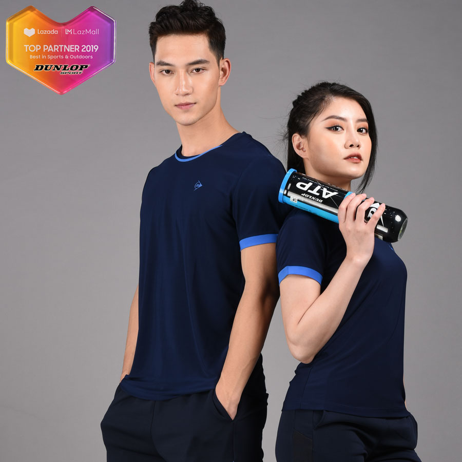 DUNLOP - Áo Tennis nam Dunlop - DATES9096-1 Hàng chính hãng Thương hiệu từ Anh Quốc Đổi trả miễn phí