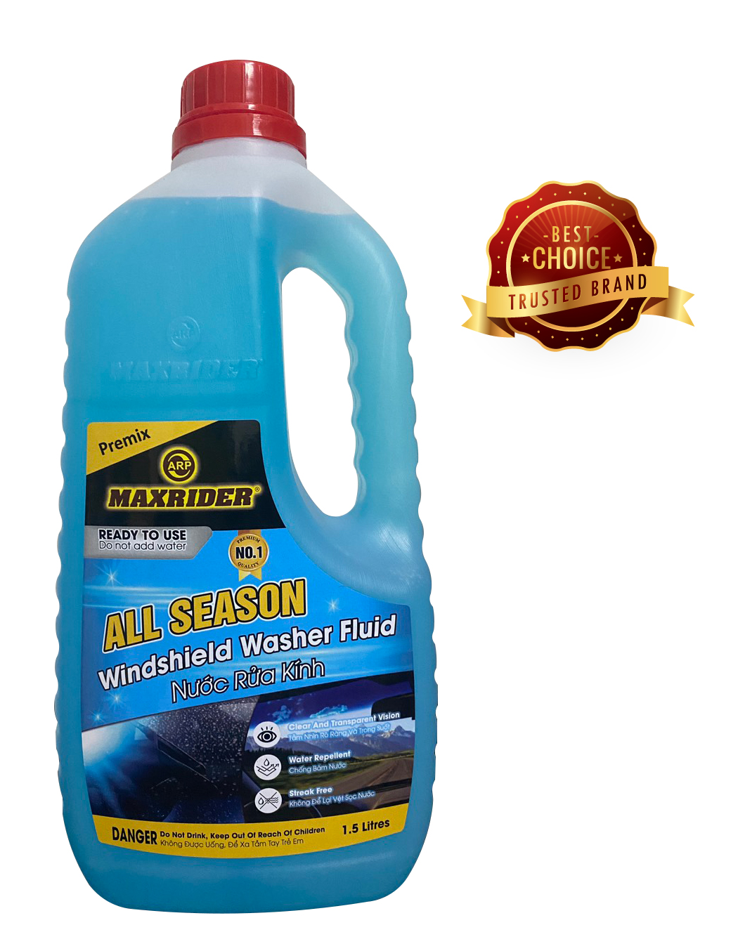 💯nước rửa kính pha sẵn - maxrider windshield washer fluid