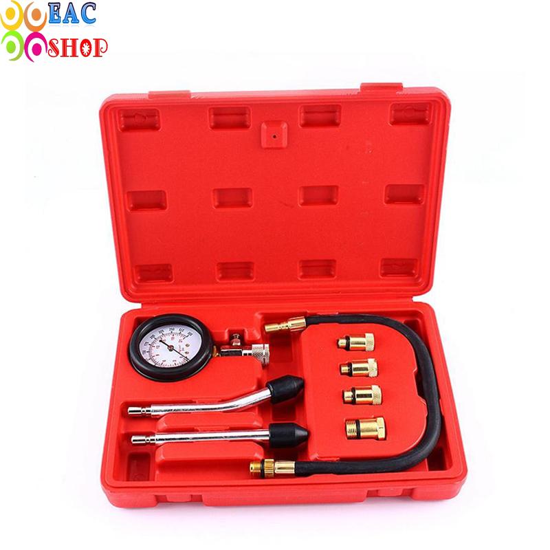 Đồng Hồ Đo Áp Suất Động Cơ Xăng Máy Bộ Tự Động Nén Xi Lanh Xe Xét Nghiệm Chẩn Đoán Công Cụ Mô Hình: Đồng hồ đo áp suất EAC Shop