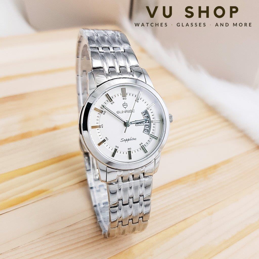 Đồng hồ nữ sunrise dm767swa - kính sapphire