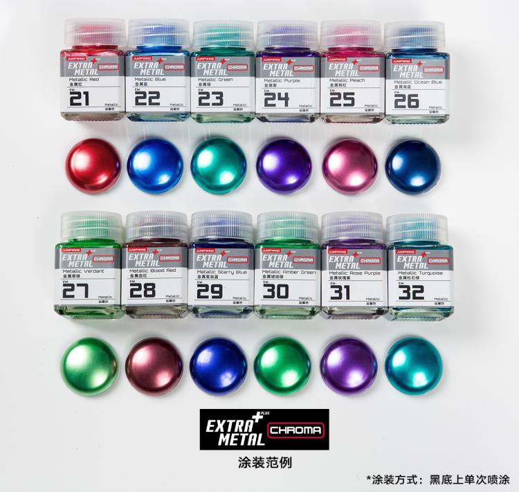 Sơn mô hình jumpwind - extra metal em21~em32
