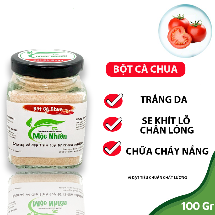 Bột Cà Chua Sấy lạnh 100% Nguyên Chất-[Dưỡng da trắng mịn]