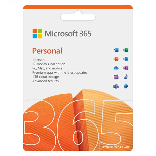 Phần mềm Microsoft 365 Personal 32/64bit chính hãng (1 năm, 1 tài khoản, 5 thiết bị, 1Tb OneDrive)