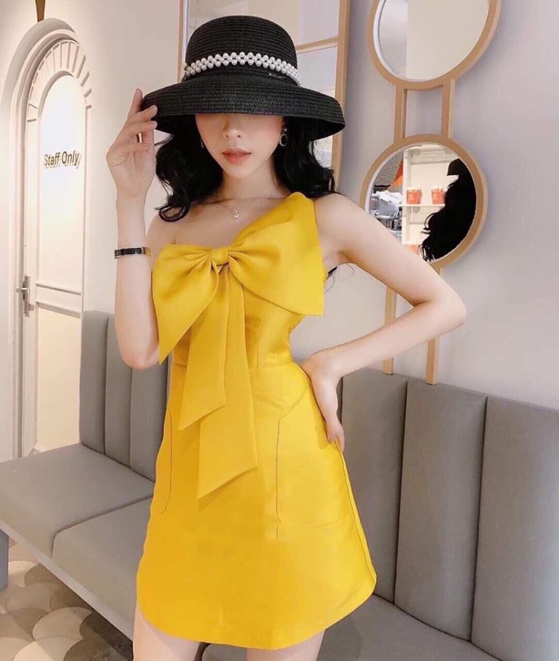 Đầm Nữ ( Váy Nữ ) Body Kết Nơ Thời Trang Bambo
