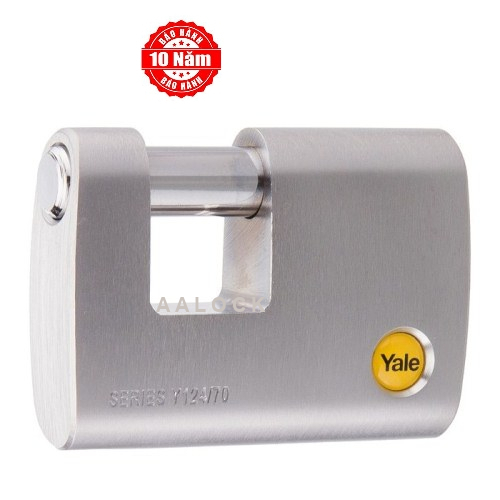 Ổ khoá cầu ngang Yale Y124/70/115- ổ khóa chống cắt, khóa chống trộm cao cấp- NPP AALock