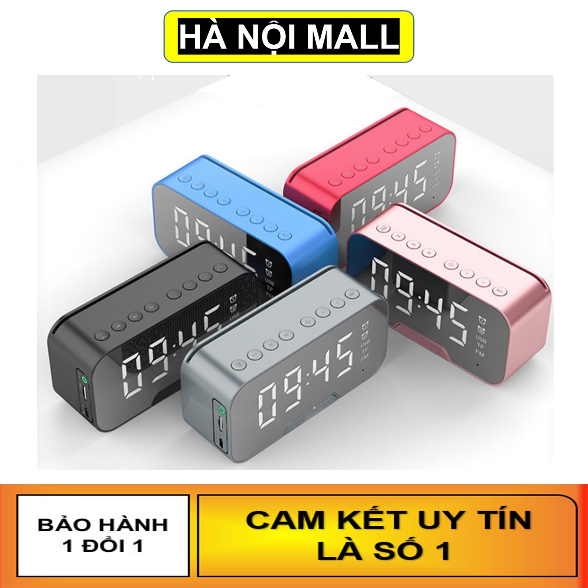 Loa bluetooth mini giá rẻ, Loa bluetooth mini, Loa bluetooth, Loa bluetooth kèm đồng hồ Amoi g5, nhiệt độ, chức năng đàm thoại, loa âm thanh siêu hay, bass trầm ấm, pin trâu Có thể làm gương soi tương thích với mọi hệ điều hành và điện thoại