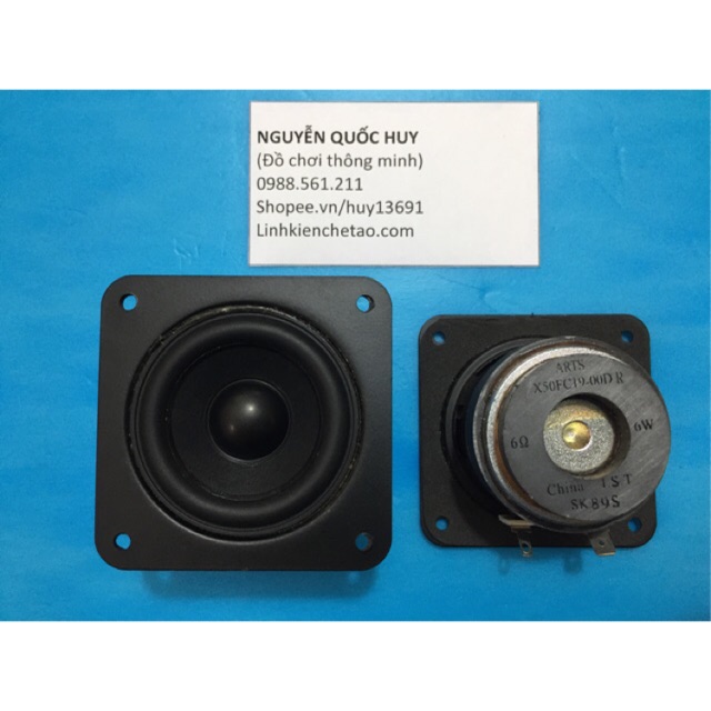 Cặp loa từ kép 6ω 6w