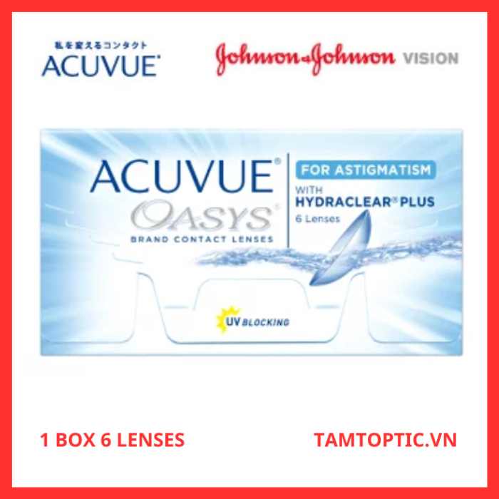 Kính Áp Tròng Acuvue Oasys 2 week for astigmatism