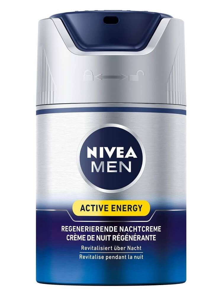KEM DƯỠNG DA CHỐNG LÃO HÓA BAN ĐÊM CHO NAM GIỚI NIVEA MEN ACTIVE ENERGY REGENERIERENDE , 50 ml - Đức