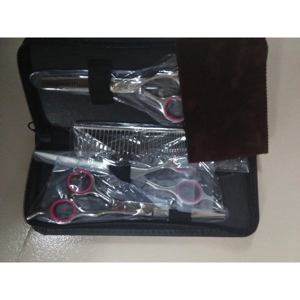 Bộ 3 kéo+lược cắt tỉa lông cho chó mèo ,
