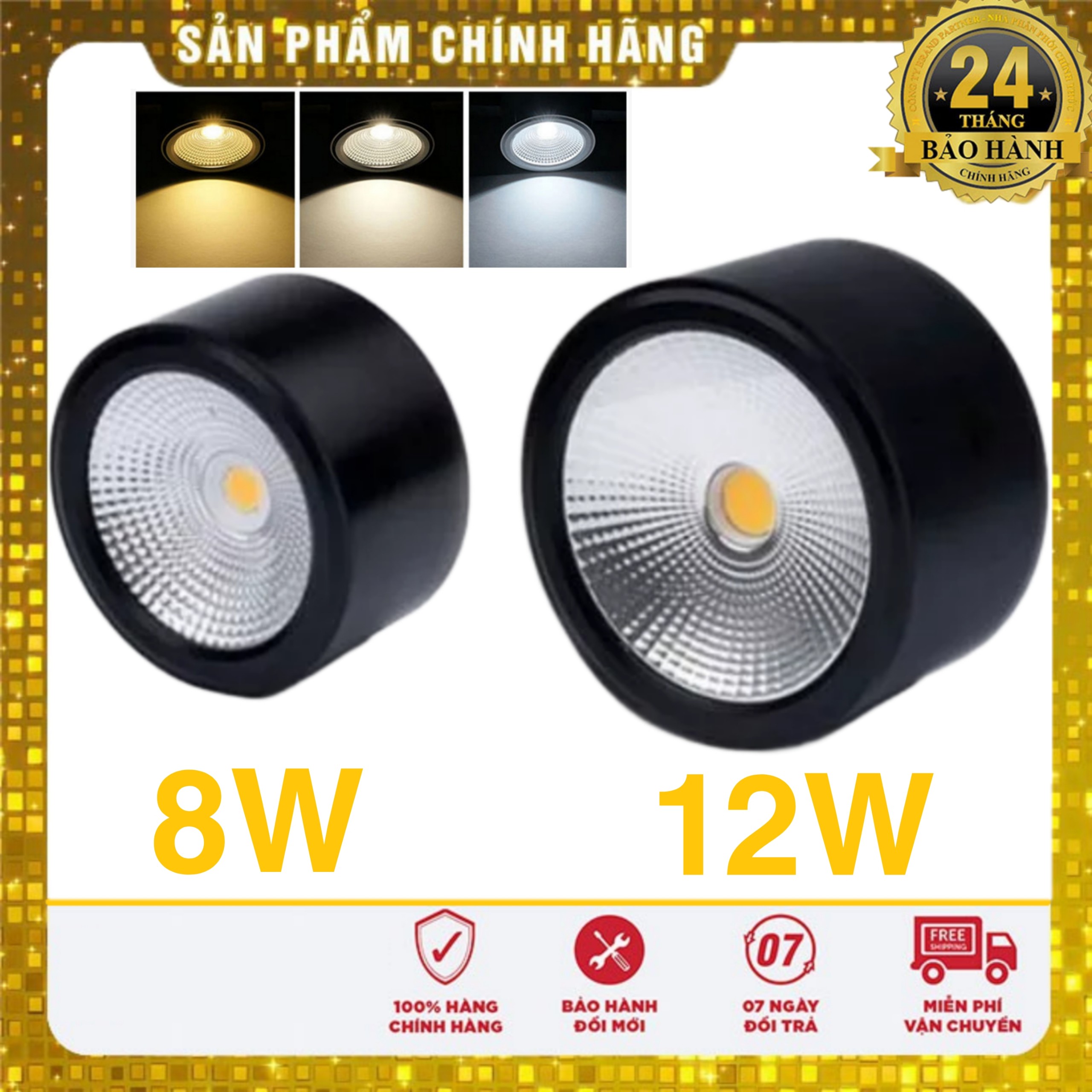 Đèn Ống Bơ Lùn Đèn Led Ốp Trần 8W 12W 3 Chế Độ Màu Trang Trí Nội Thất Trong Nhà Bạn