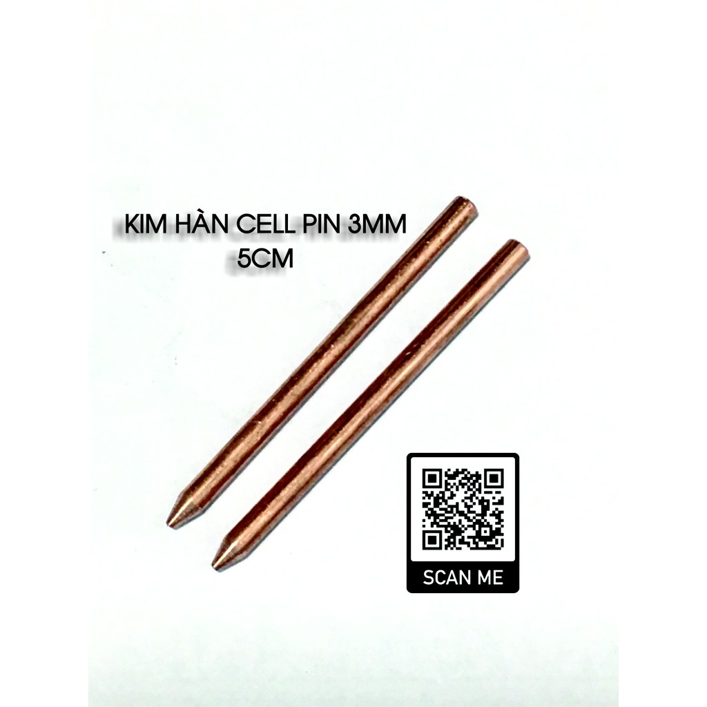 KIM HÀN CELL PIN 3mm- 1 CẶP ( ĐỒNG HỢP KIM CHUYÊN DỤNG )