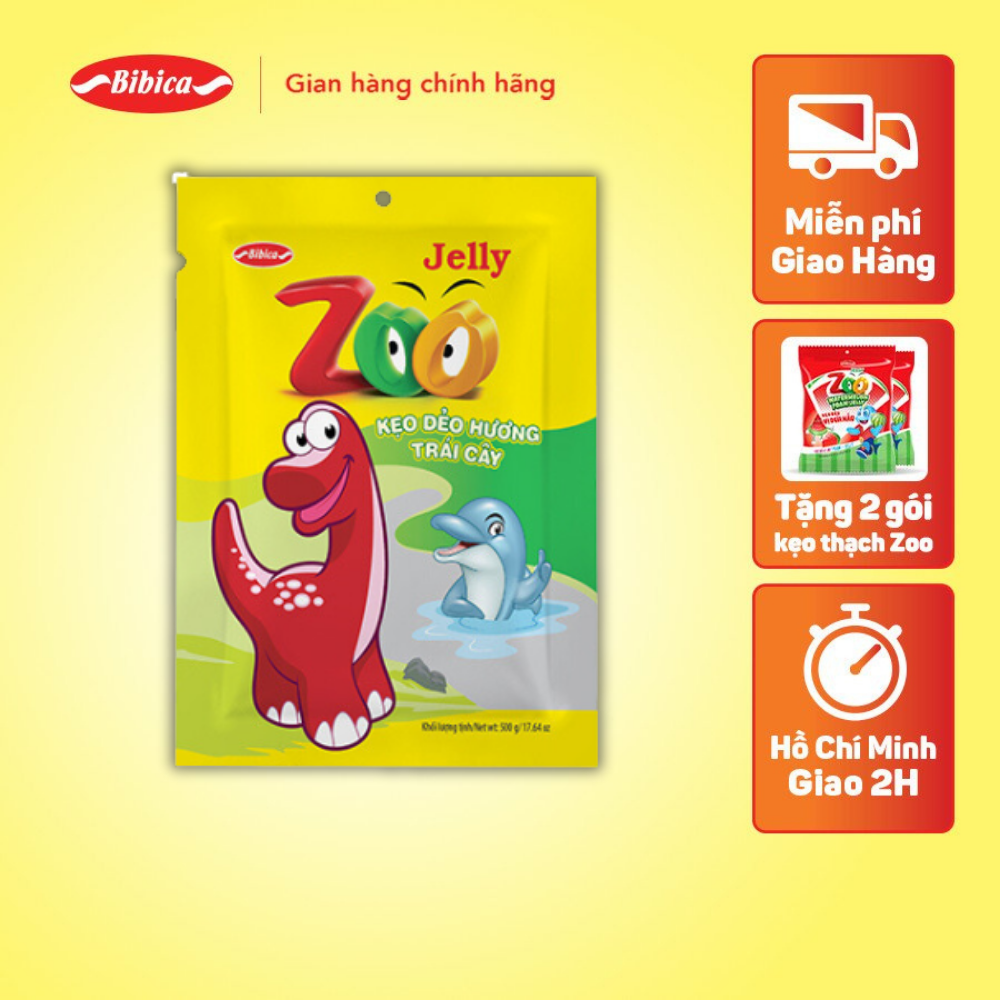 Kẹo zoo áo đường bibica 200g