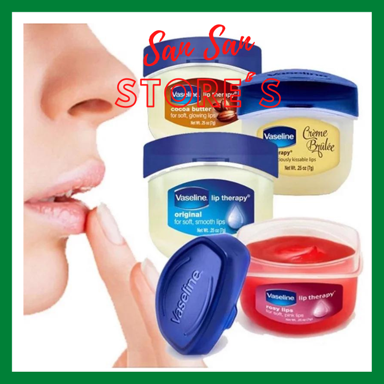 Son dưỡng môi vaseline lip therapy rosy lips 7g sáp dưỡng môi vaseline mềm hồng môi - chính hãng