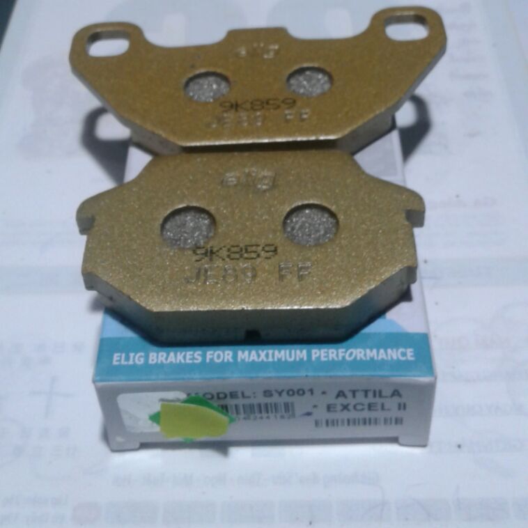 Bố thắng (má phanh) đĩa trước ATILA, EXCEL II hiệu Elig