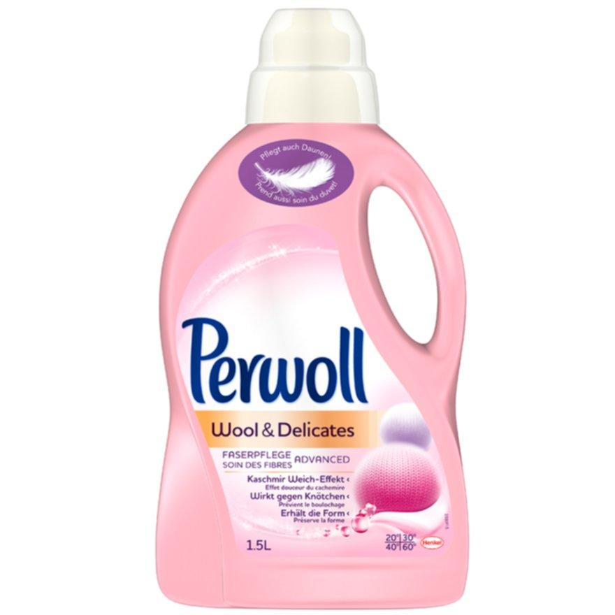 Nước Giặt Perwoll Wool& Delicates 1,475l dành cho đồ len đồ mỏng - hàng nhập