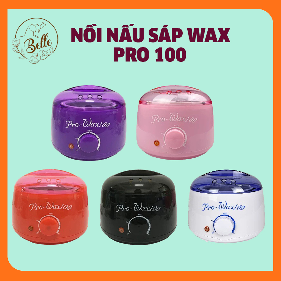    sale   nồi nấu sáp wax pro 100 nấu sáp wax nóng máy nấu sáp wax lông máy đun sáp wax lông xài chung với chén silicon 