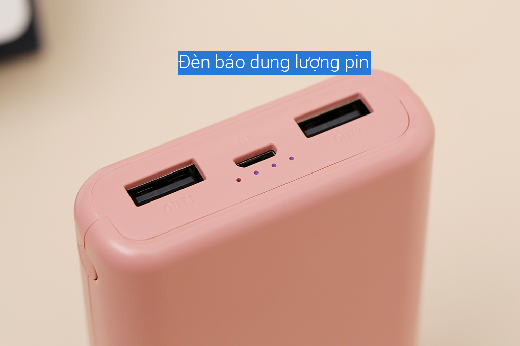 Pin sạc dự phòng polymer 10.000 mah ajty2 xám 1n