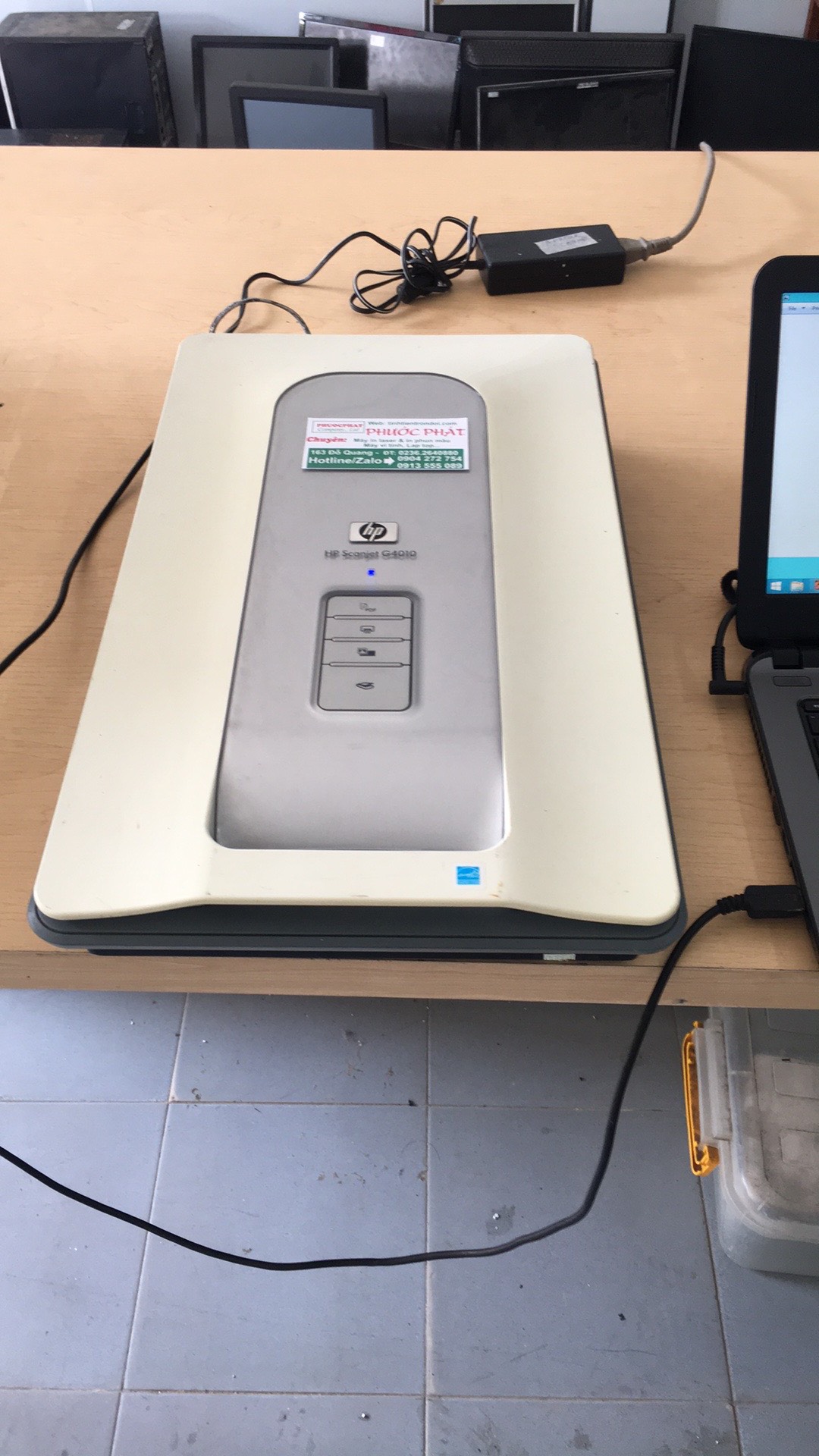Máy scan 1 mặt hp g4010 khổ a4 chuyên dụng độ phân giải 2400 dpi