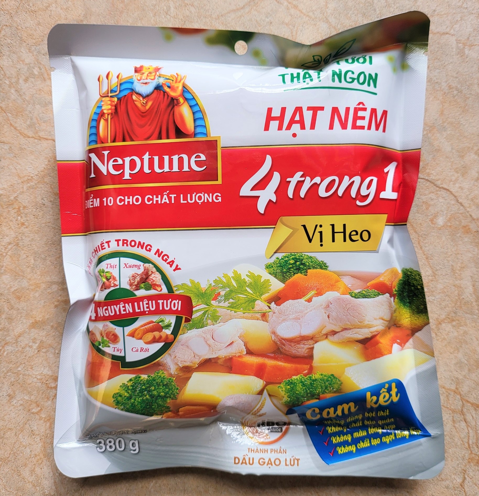 Hạt nêm vị heo 4 trong 1 neptune pork seasoning