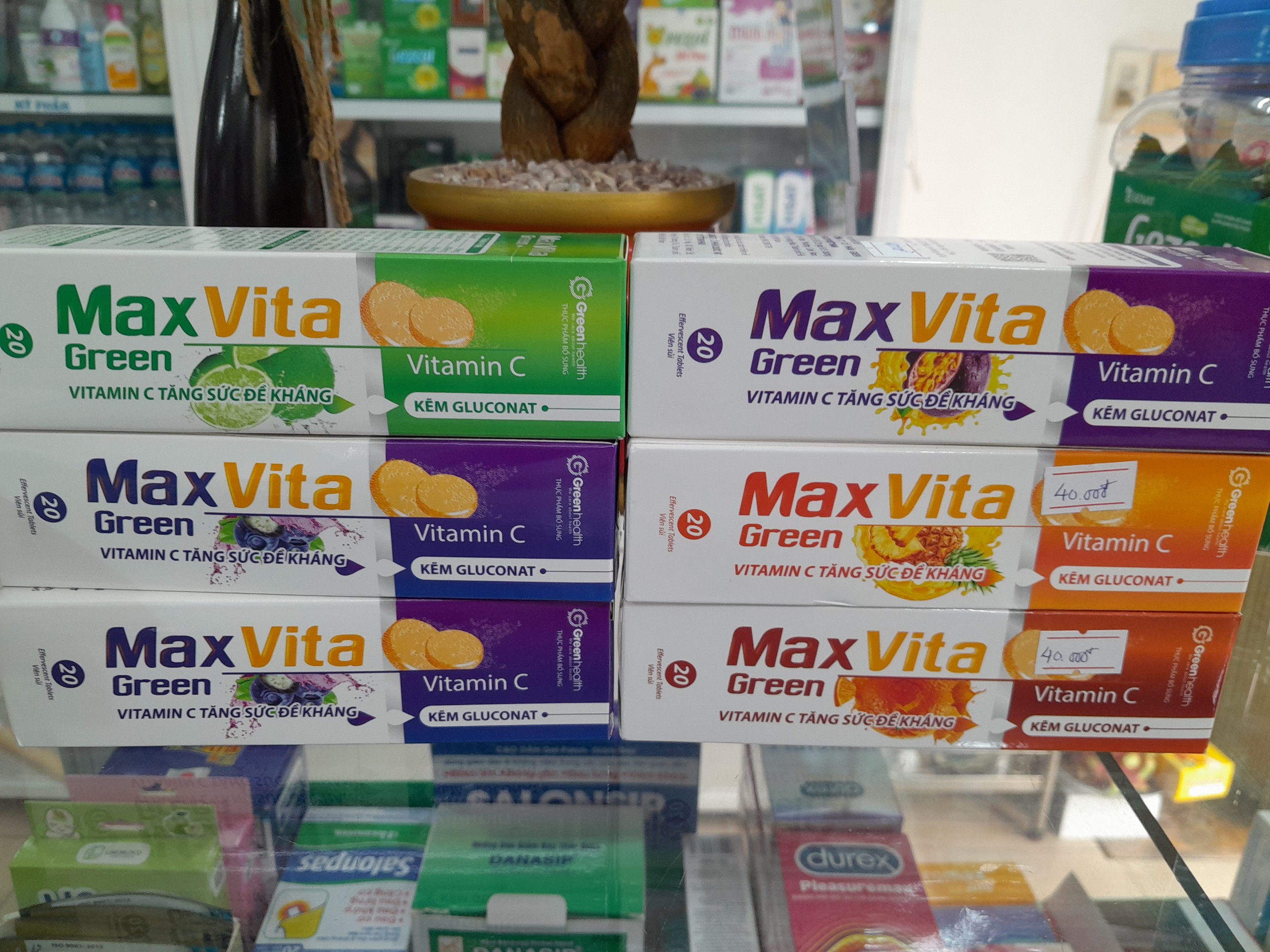 Viên sủi multi vitamin MaxVita Green