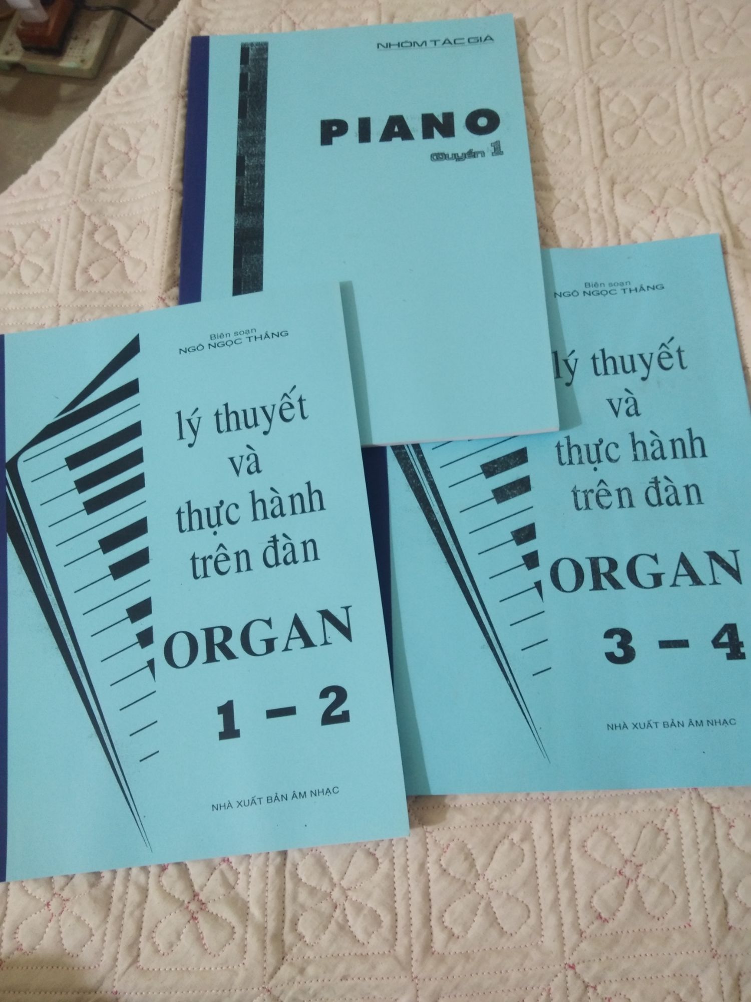 bộ lý thuyết và thực hành piano organ
