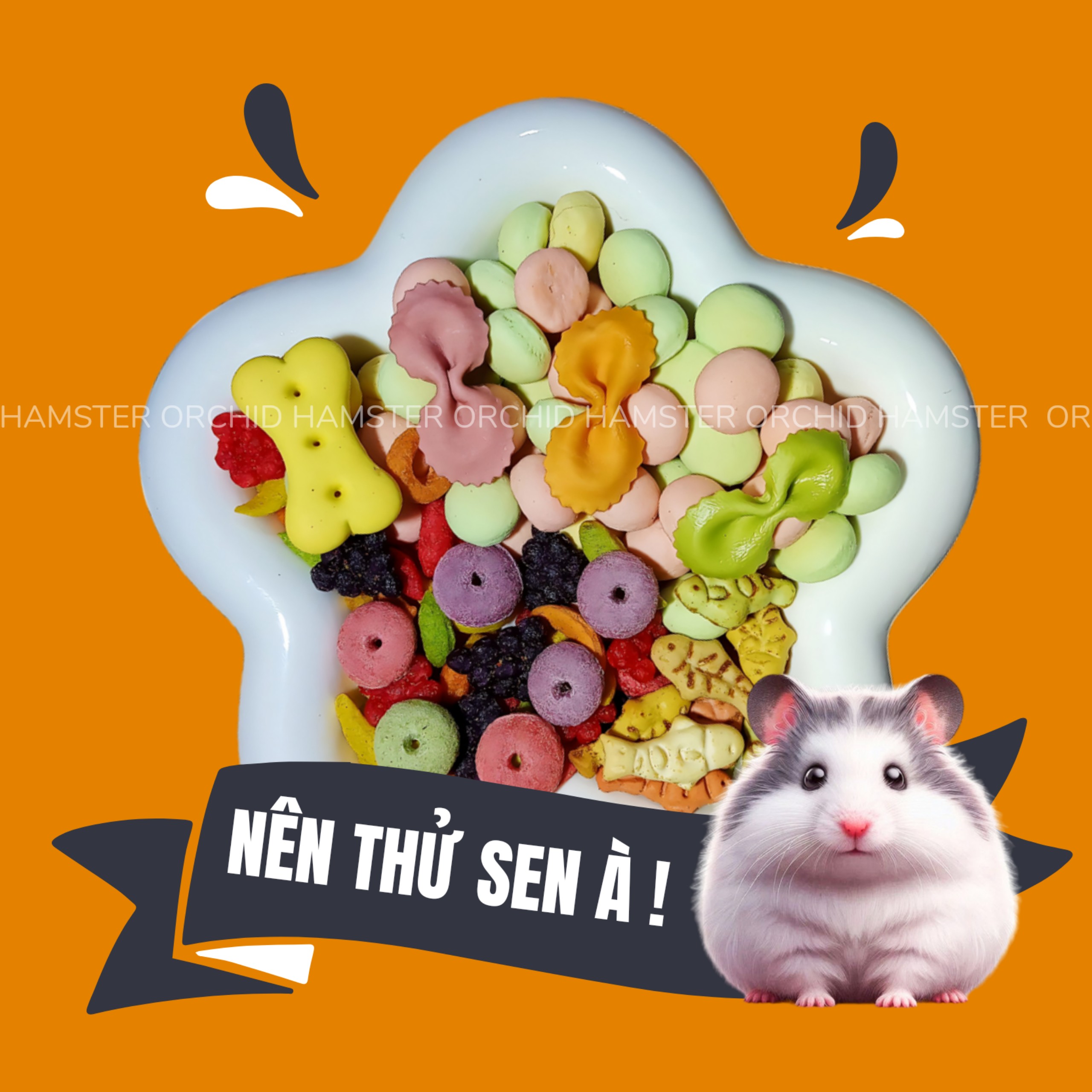 Bánh Bingsoo Hamster Mix Đủ Vị Dành Cho Hamster