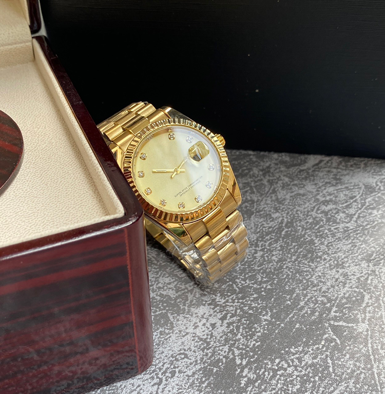 Đồng hồ nam máy Quartz chống nước dây kim loại đúc đặc