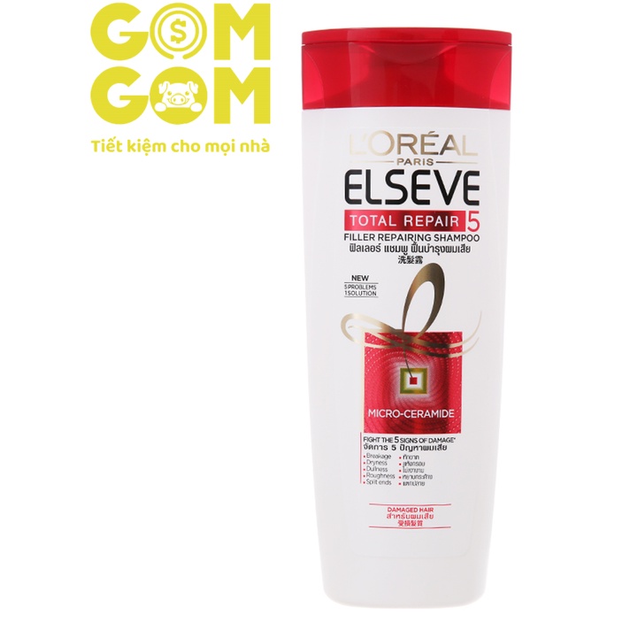 Dầu gội loreal chăm sóc hư tổn 330ml