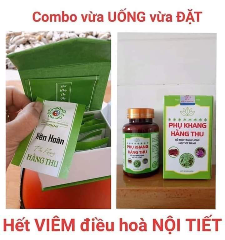 KÉN ĐẶT PK HẰNG THU (tặng kèm 1 hộp uống điều hoà nội tiết tố trị giá 300k)