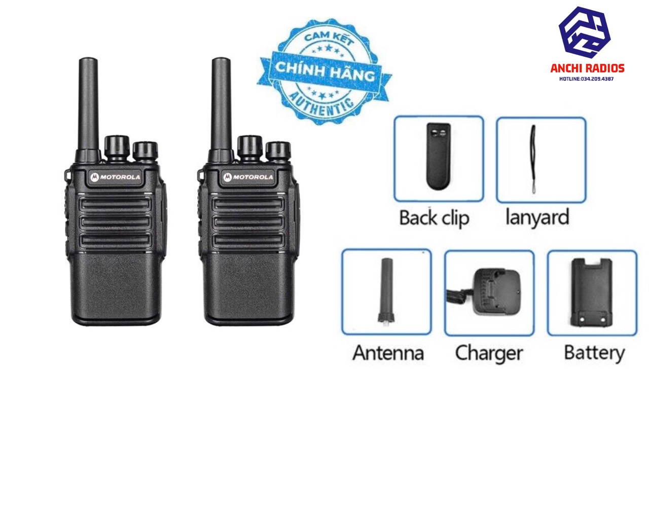 Bộ 02 máy bộ đàm motorola mini cp-900 , thiết kế 2 chế độ sạc pin ,sạc cốc, sạc cổng type c, độ bền cao, bảo hành 12 tháng