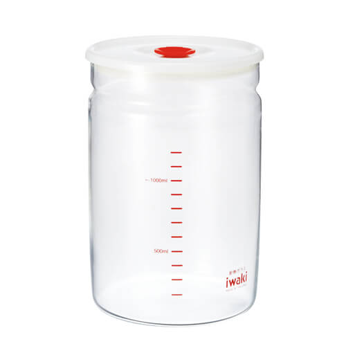 [ĐỦ SIZE] Hũ thủy tinh chịu nhiệt nắp hít Iwaki 1.45L - THƯƠNG HIỆU NHẬT CHẤT LƯỢNG NHẬT