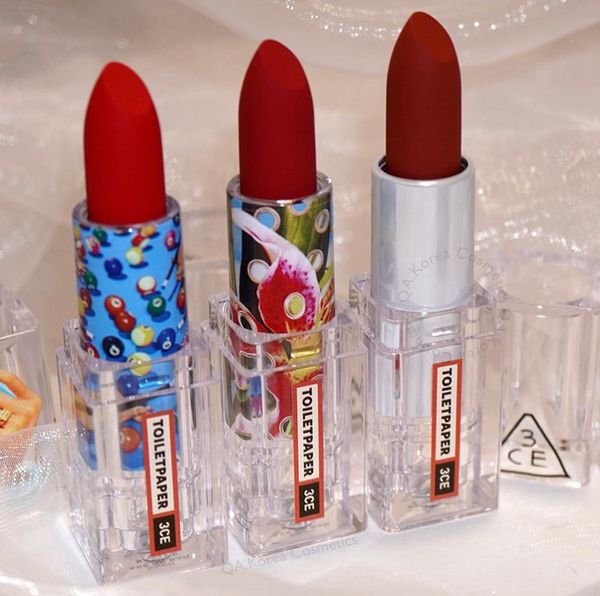 Son thỏi 3 C E vỏ trong suốt Soft Matte Lipstick  3,5g