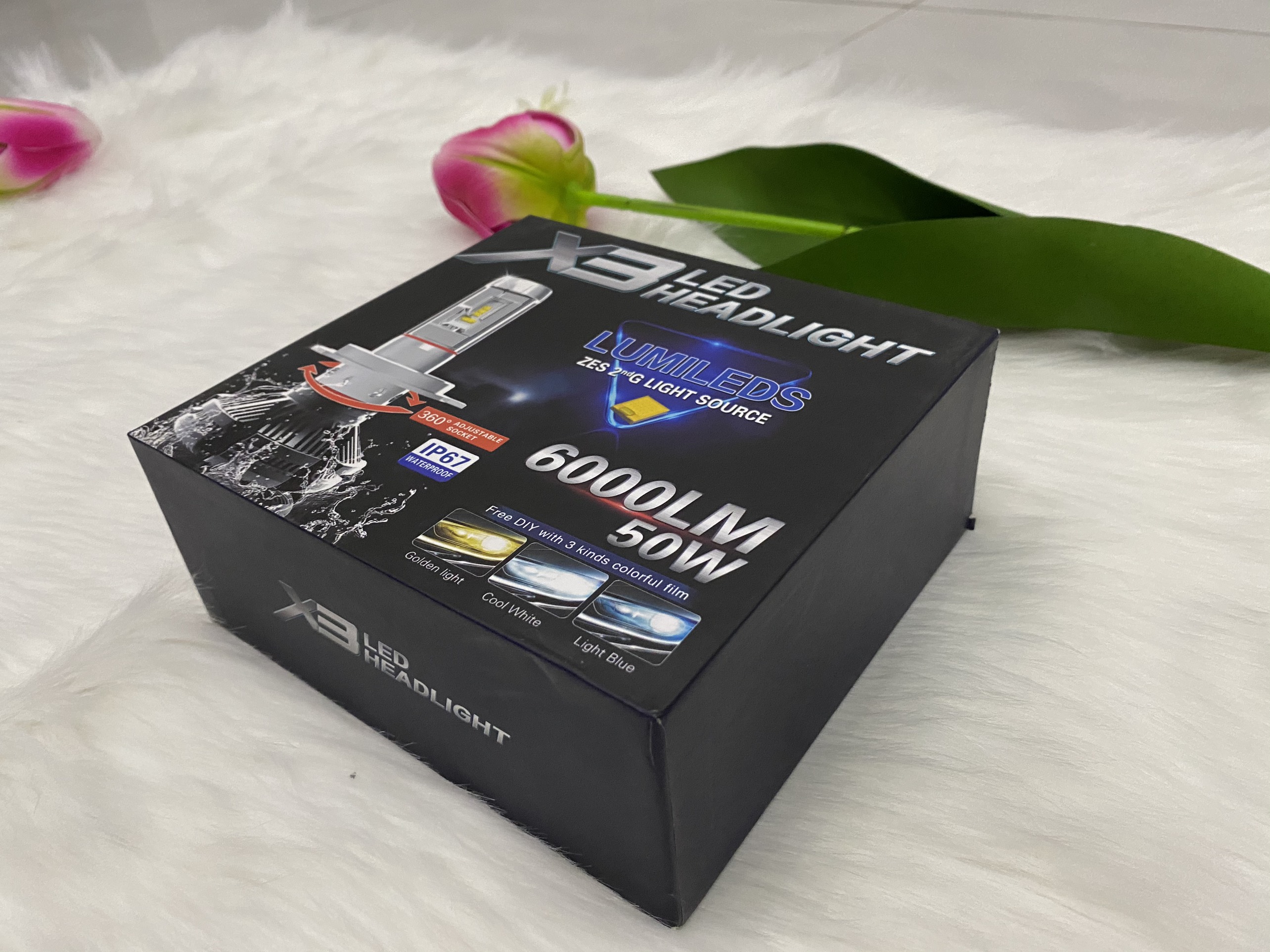 BÓNG ĐÈN LED SIÊU SÁNG LUMILED X3 CHO XE TOYOTA INNOVA 2016-2020