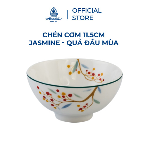 Chén cơm sứ minh long 11.5 cm - jasmine - quả đầu mùa