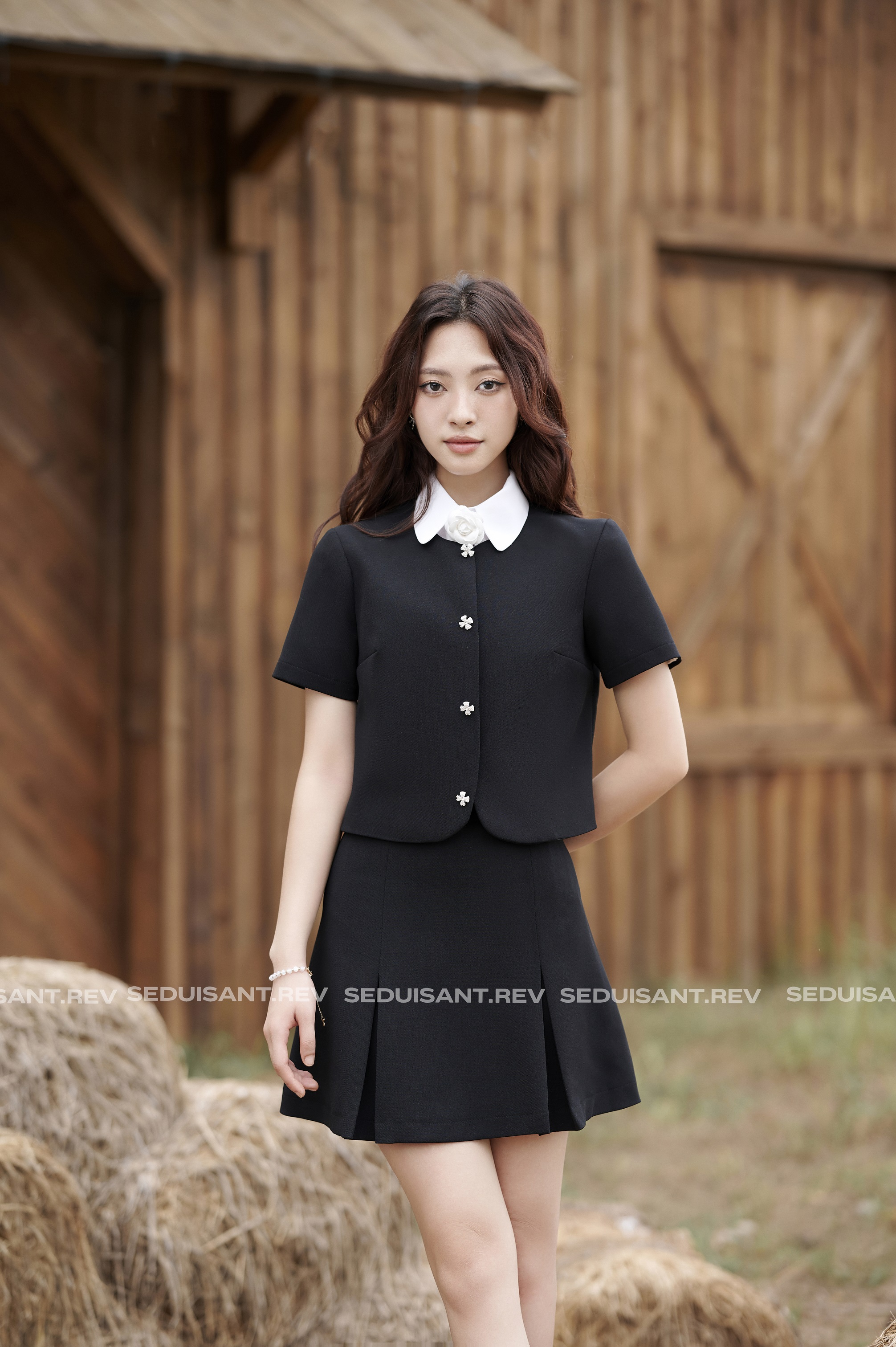 Mian jacket - áo khoác cộc tay basic seduisant.rev