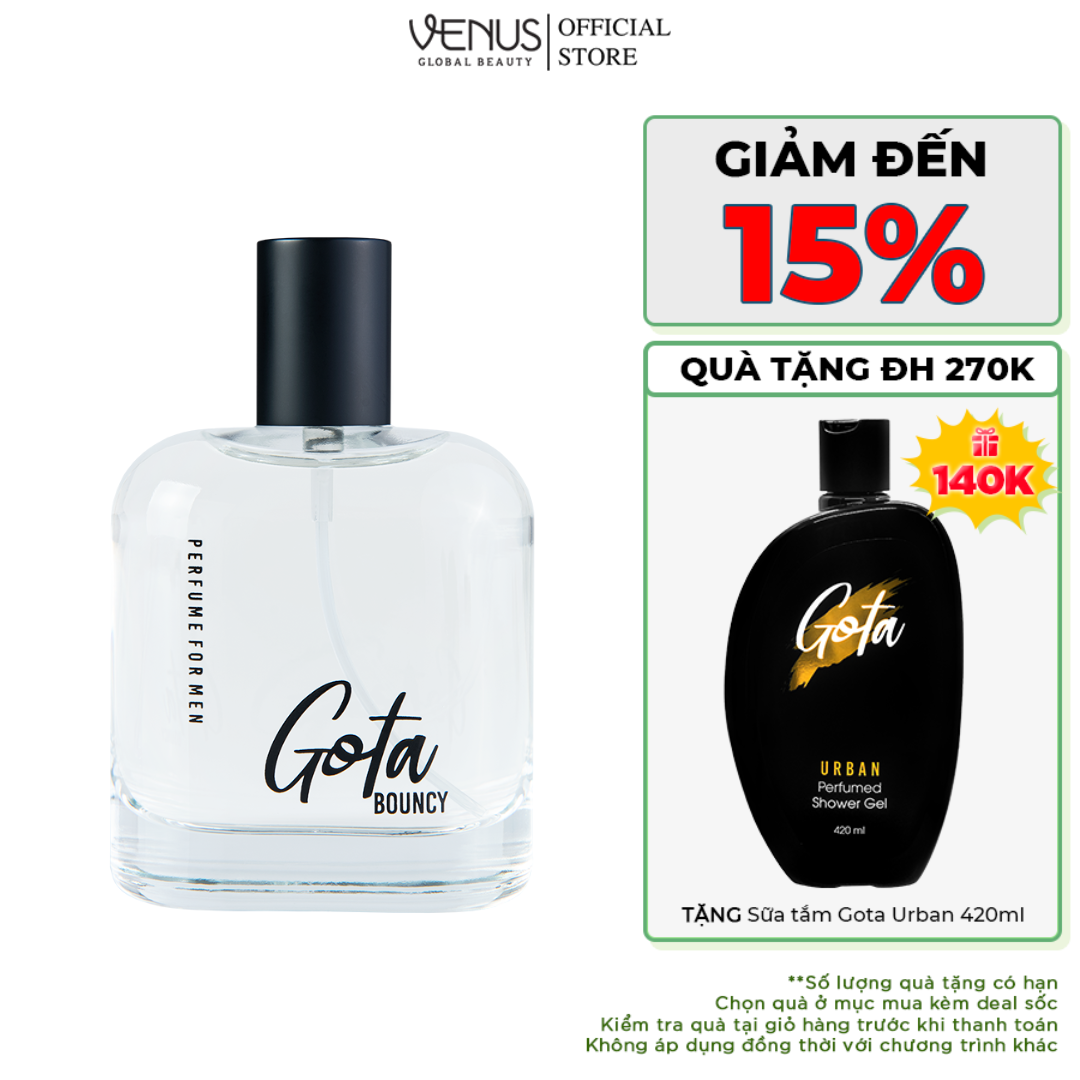 Nước Hoa Nam Gota hương thơm mạnh mẽ, nam tính chính hãng 50ml