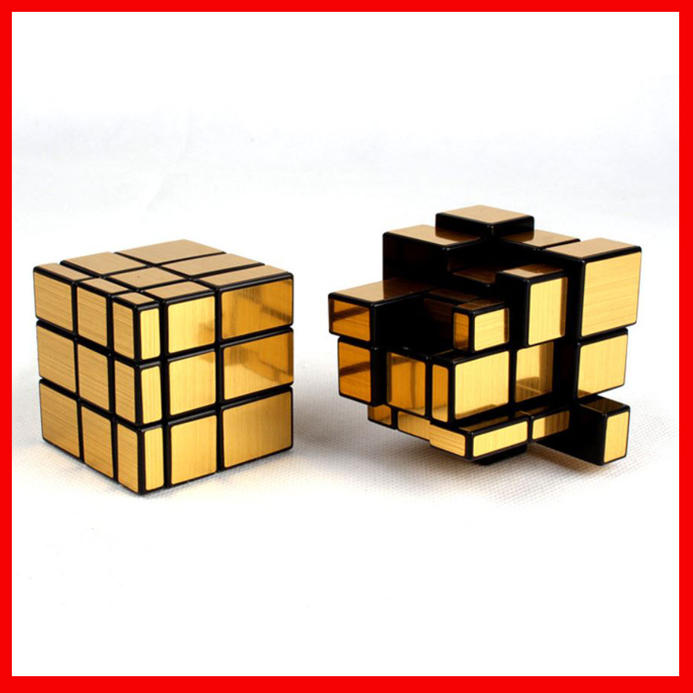 Đồ chơi Rubik Mirror Vàng Đồng, Rubik 3x3x3 Tráng Gương Cao Cấp