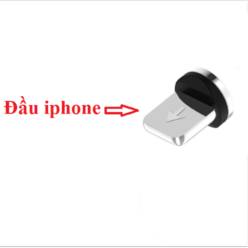 1 đầu sạc iphone - đầu sạc cho dây sạc nam châm - không có dây