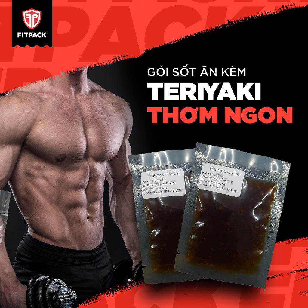 Gói sốt minisize 20ml dùng kèm ức gà ăn liền
